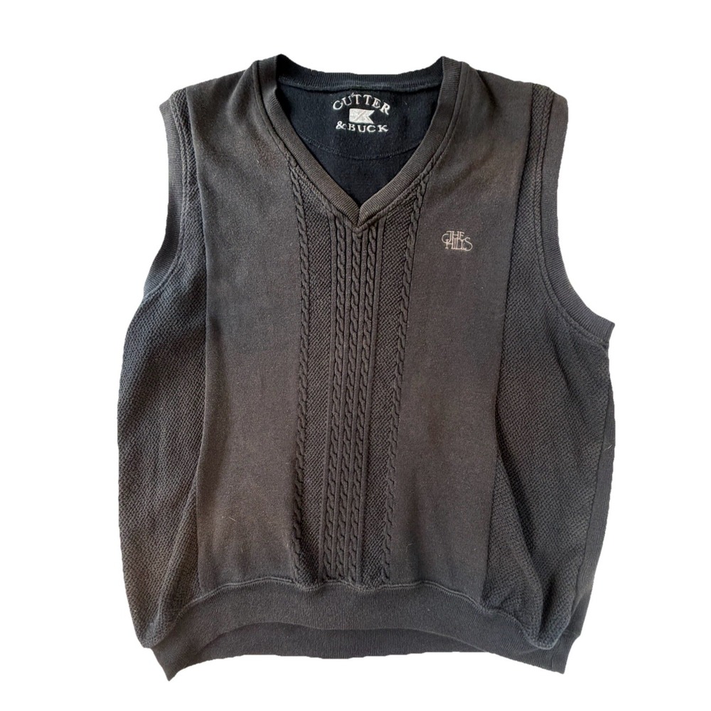Cutter & Buck Women's Size L Sweater Vest The Hills Golf Club Lakeway, TX
